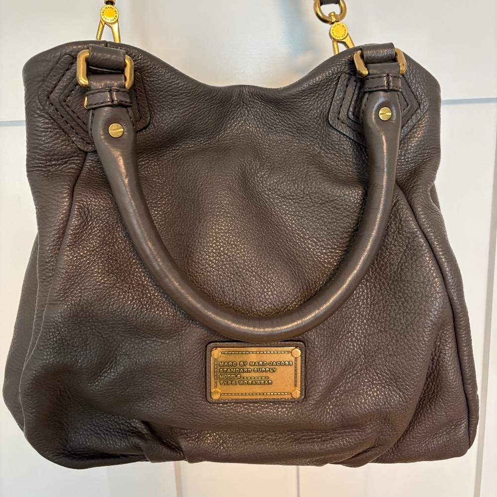 Marc by Marc Jacob bag in Gray with Gold Hardware